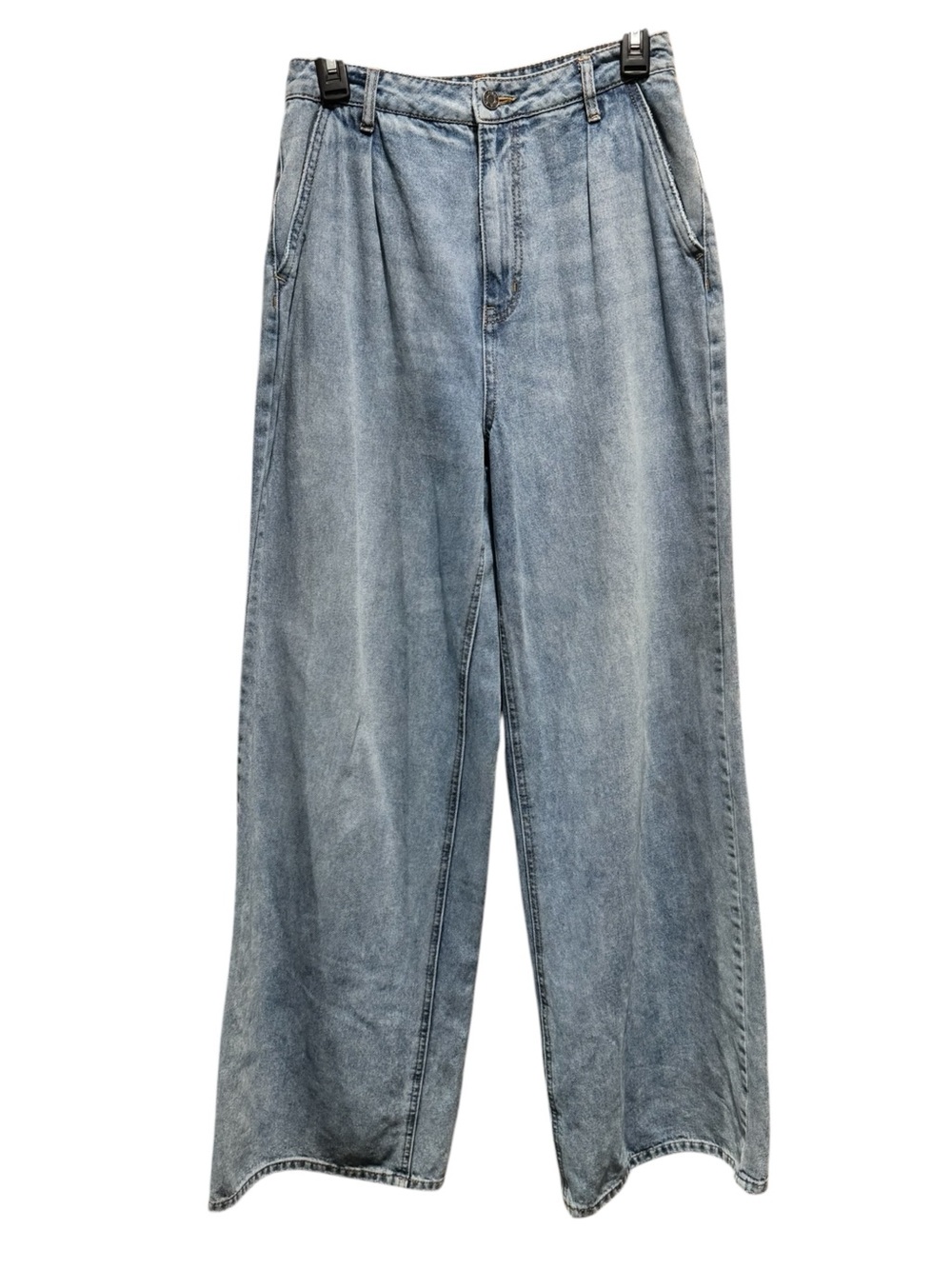 AFRM Turner Jeans Womens Size 26 Wide Leg High-rise Blue 100% Cotton Denim